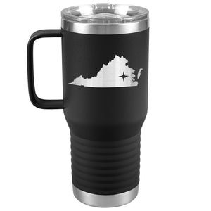Virginia Tumbler Travel Map Adoption Moving Gift 20oz