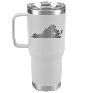 Virginia Tumbler Travel Map Adoption Moving Gift 20oz