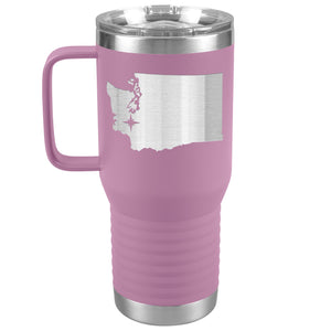 Washington Tumbler Travel Map Adoption Moving Gift 20oz