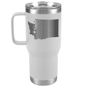Washington Tumbler Travel Map Adoption Moving Gift 20oz