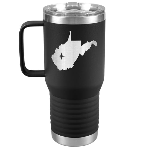 West Virginia Tumbler Travel Map Adoption Moving Gift 20oz