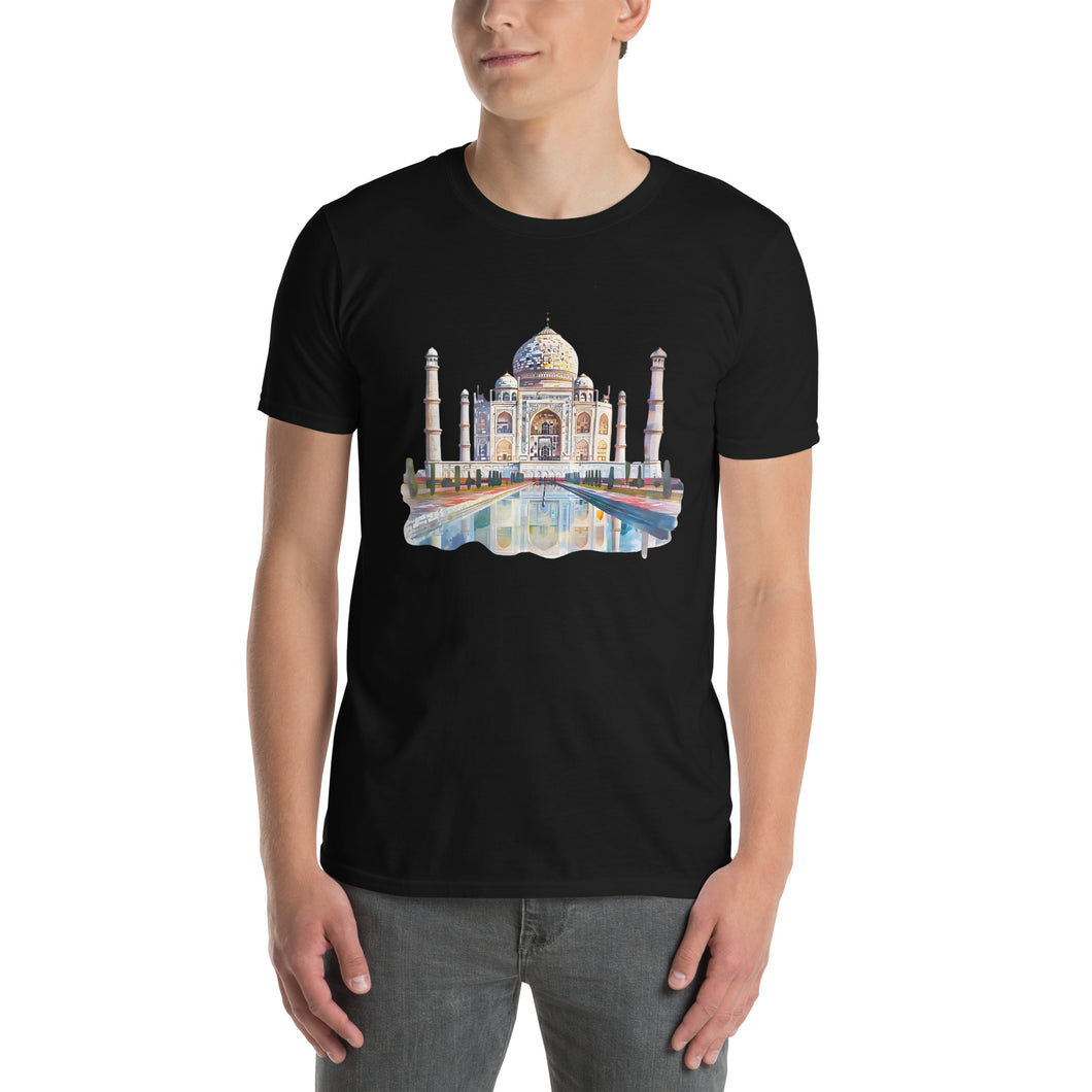 Taj Mahal India Short-Sleeve Unisex T-Shirt