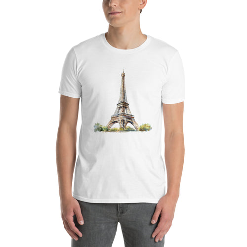 Eiffel Tower Short-Sleeve Unisex T-Shirt