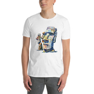 Moai Statues Short-Sleeve Unisex T-Shirt