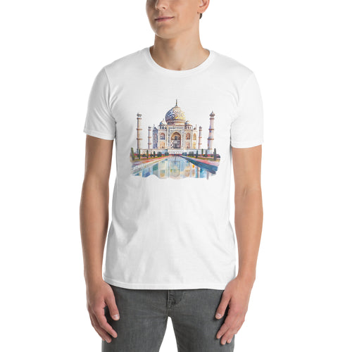 Taj Mahal India Short-Sleeve Unisex T-Shirt