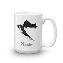 Load image into Gallery viewer, Croatia Mug Travel Map Hometown Moving Gift