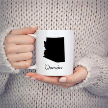 Load image into Gallery viewer, Arizona Mug Adoption Moving Gift Travel State Map