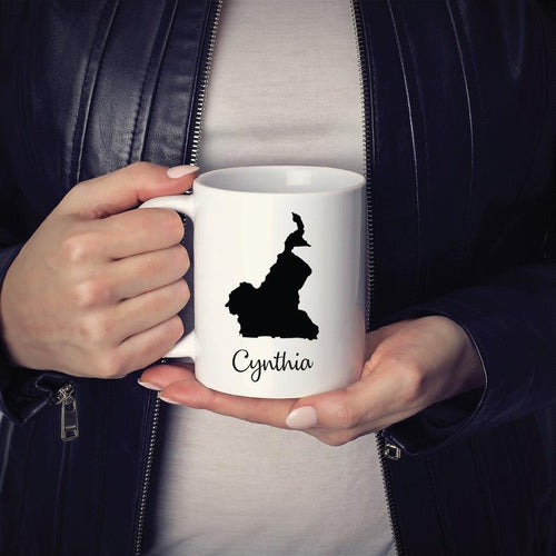 Cameroon Mug Travel Map Hometown Moving Gift
