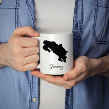 Load image into Gallery viewer, Costa Rica Mug Travel Map Hometown Moving Gift
