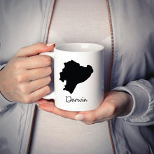 Load image into Gallery viewer, Ecuador Mug Travel Map Hometown Moving Gift
