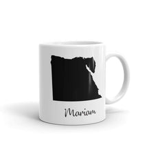 Load image into Gallery viewer, Egypt Mug Travel Map Hometown Moving Gift