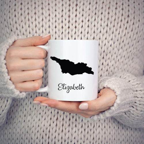 Georgia Country Mug Travel Map Hometown Moving Gift