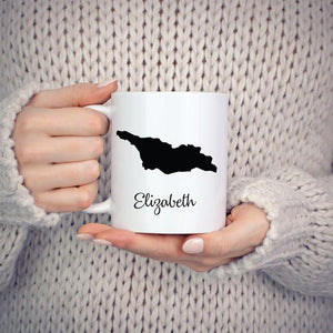 Georgia Country Mug Travel Map Hometown Moving Gift