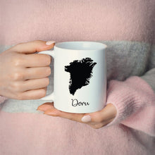 Load image into Gallery viewer, Greenland Mug Travel Map Hometown Moving Gift