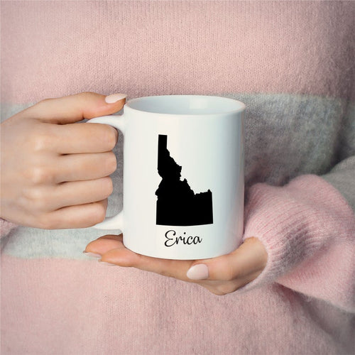 Idaho Mug Adoption Moving Gift Travel State Map