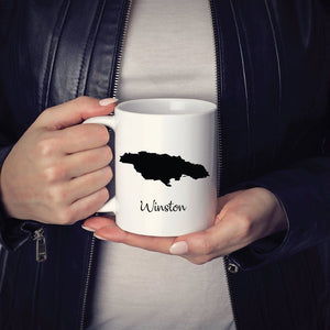 Jamaica Mug Travel Map Hometown Moving Gift