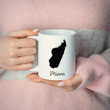 Load image into Gallery viewer, Madagascar Mug Travel Map Hometown Moving Gift