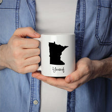 Load image into Gallery viewer, Minnesota Mug Adoption Moving Gift Travel State Map
