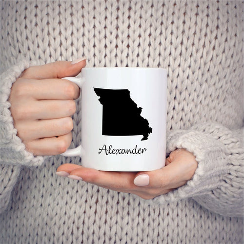 Missouri Mug Adoption Moving Gift Travel State Map