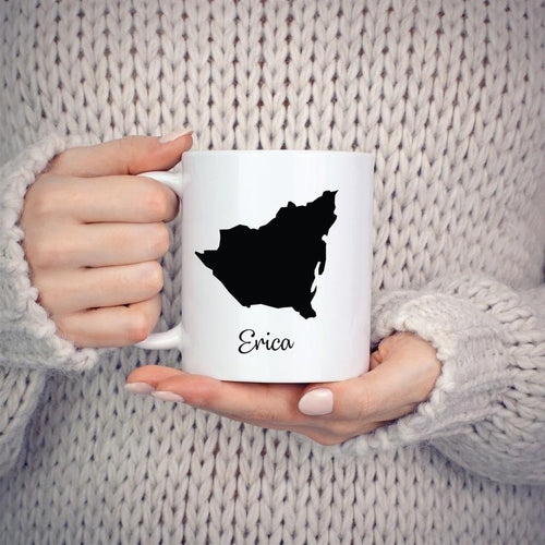 Nicaragua Mug Travel Map Hometown Moving Gift