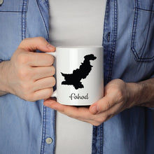 Load image into Gallery viewer, Pakistan Mug Travel Map Hometown Moving Gift