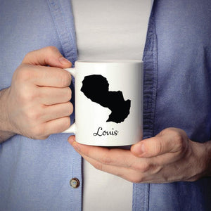 Paraguay Mug Travel Map Hometown Moving Gift