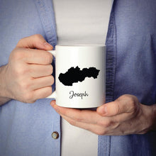 Load image into Gallery viewer, Slovakia Mug Travel Map Hometown Moving Gift