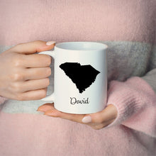 Load image into Gallery viewer, South Carolina Mug Adoption Moving Gift Travel State Map