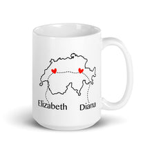 Load image into Gallery viewer, Long Distance Custom Country Map Mug