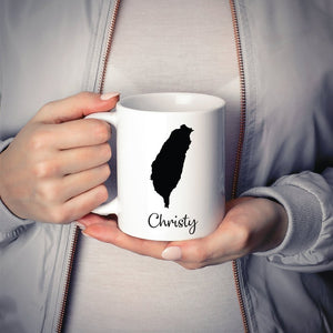 Taiwan Mug Travel Map Hometown Moving Gift