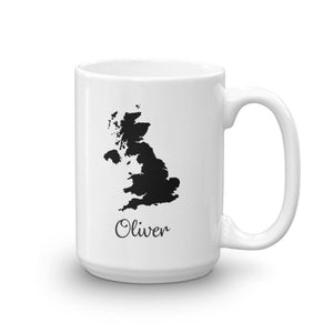United Kingdom Mug Travel Map Hometown Moving Gift