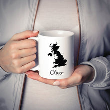 Load image into Gallery viewer, United Kingdom Mug Travel Map Hometown Moving Gift