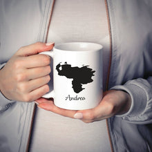 Load image into Gallery viewer, Venezuela Mug Travel Map Hometown Moving Gift