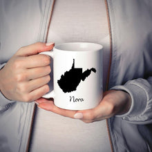 Load image into Gallery viewer, West Virginia WV Mug Adoption Moving Gift Travel State Map