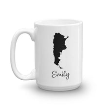 Load image into Gallery viewer, Argentina Mug Travel Map Hometown Moving Gift
