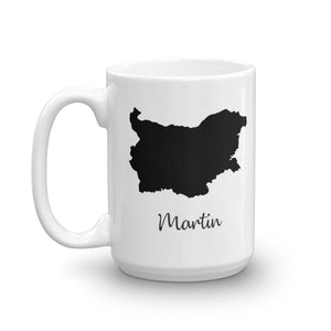 Bulgaria Mug Travel Map Hometown Moving Gift