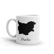 Load image into Gallery viewer, Bulgaria Mug Travel Map Hometown Moving Gift