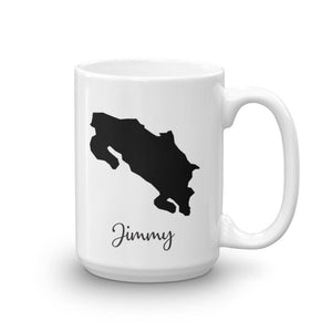 Costa Rica Mug Travel Map Hometown Moving Gift