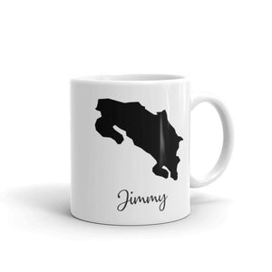 Costa Rica Mug Travel Map Hometown Moving Gift