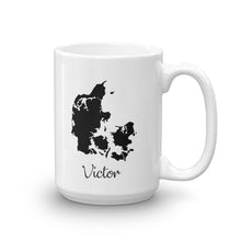 Load image into Gallery viewer, Denmark Mug Travel Map Hometown Moving Gift