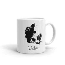 Load image into Gallery viewer, Denmark Mug Travel Map Hometown Moving Gift