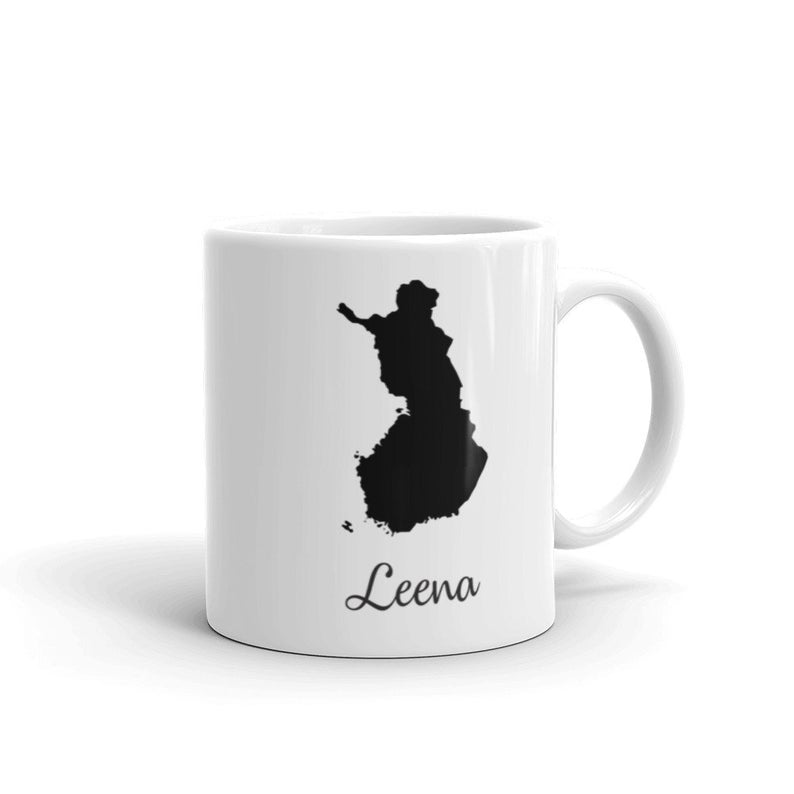 Finland Mug Travel Map Hometown Moving Gift