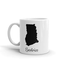 Load image into Gallery viewer, Ghana Mug Travel Map Hometown Moving Gift