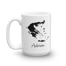 Load image into Gallery viewer, Greece Mug Travel Map Hometown Moving Gift