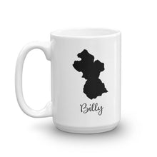 Load image into Gallery viewer, Guyana Mug Travel Map Hometown Moving Gift
