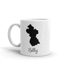 Load image into Gallery viewer, Guyana Mug Travel Map Hometown Moving Gift