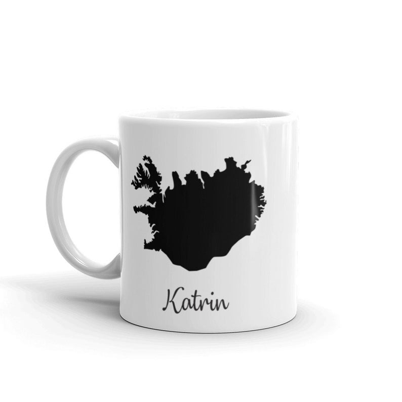 Iceland Mug Travel Map Hometown Moving Gift