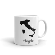 Load image into Gallery viewer, Italy Mug Travel Map Hometown Moving Gift