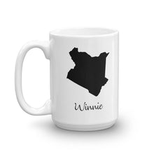 Load image into Gallery viewer, Kenya Mug Travel Map Hometown Moving Gift