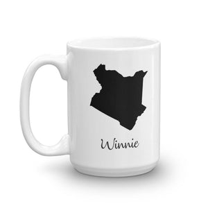 Kenya Mug Travel Map Hometown Moving Gift